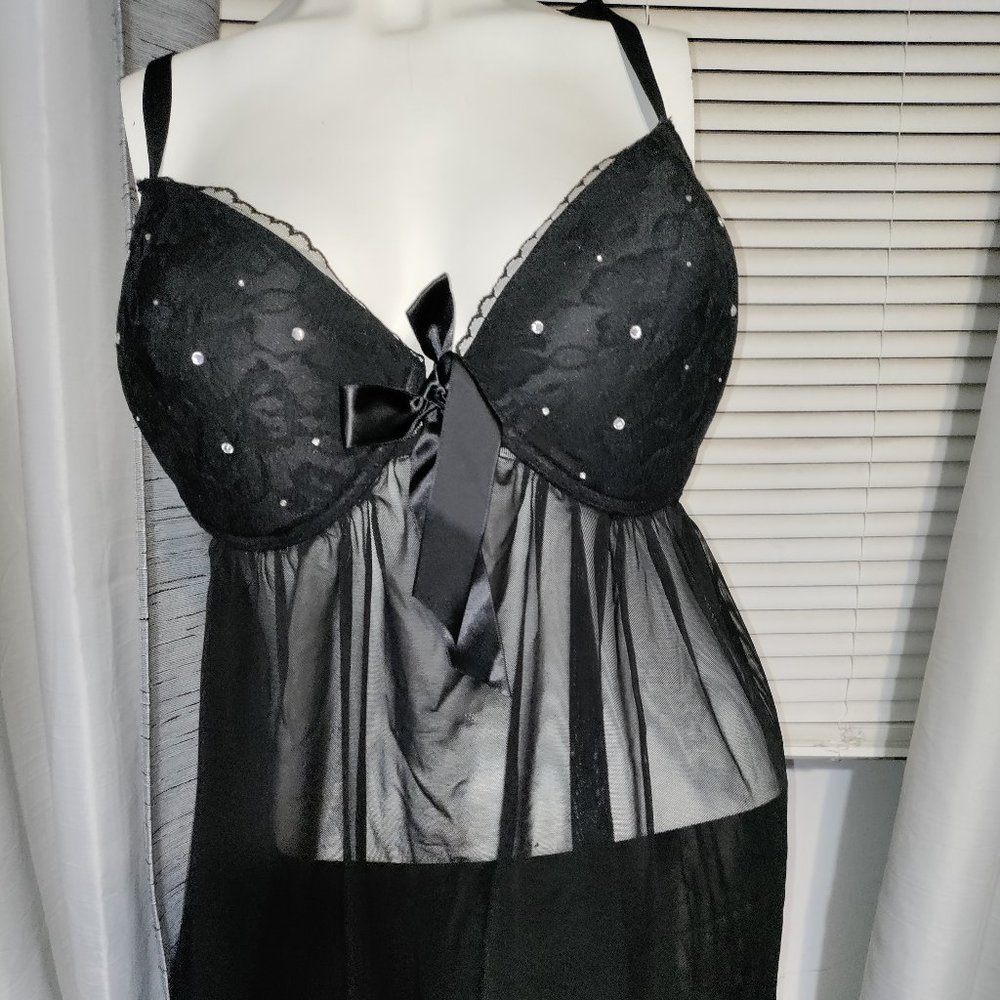 True Desire - Sexy Black BabyDoll